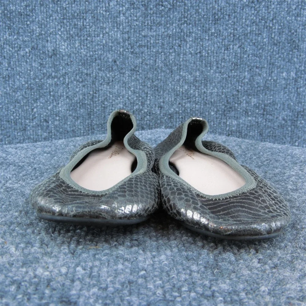 Ruby & Bloom Girls Ballet Shoes Silver Synthetic Slip On‎ Sz Toddler 12.5 Medium